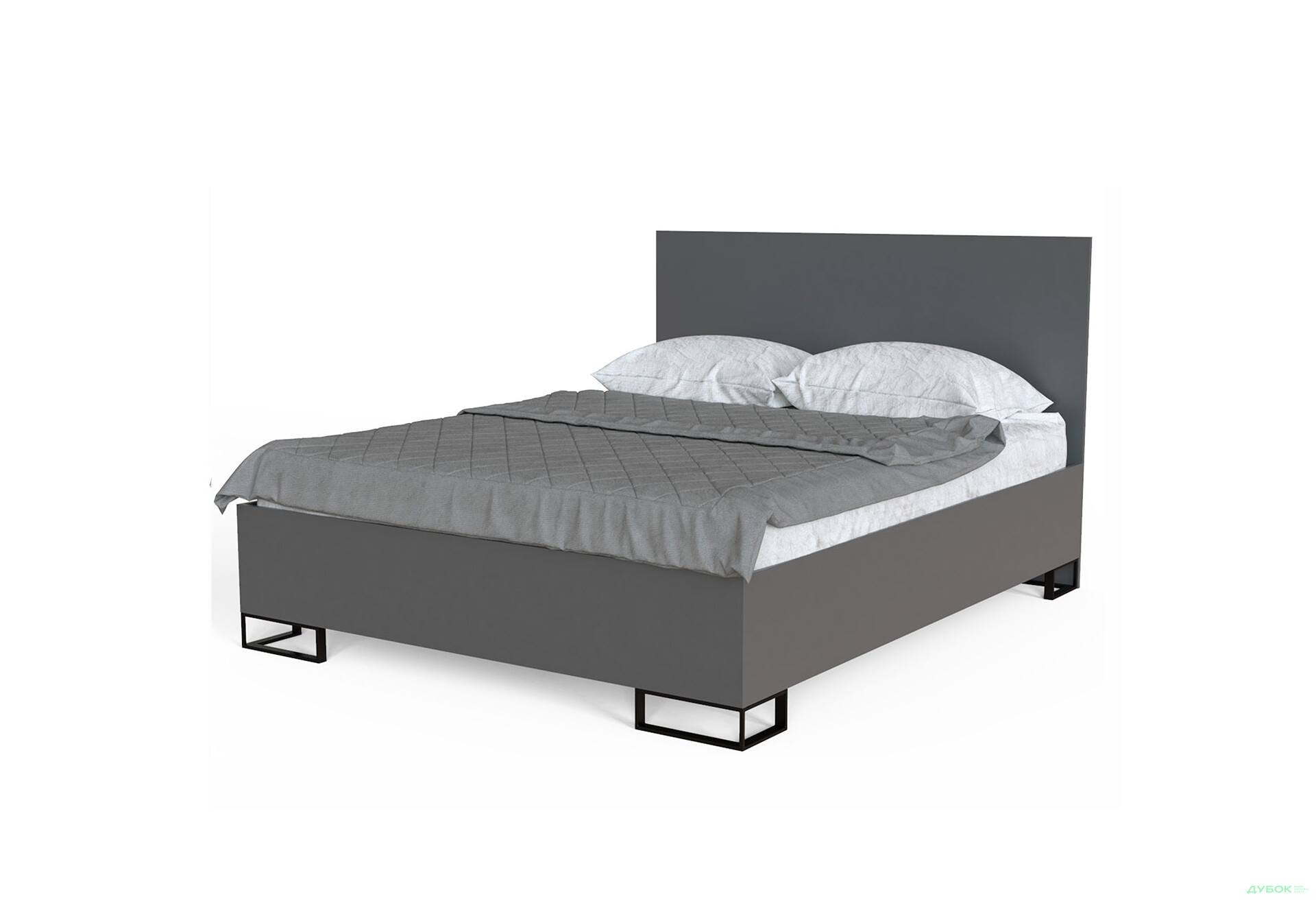 Изображение 1 - Кровать Art In Head Аскэт 120х200 см графит серый