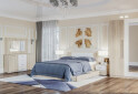 Фото 2 - Спальня Лілея Нова 4D дуб сонома / білий Світ Меблів