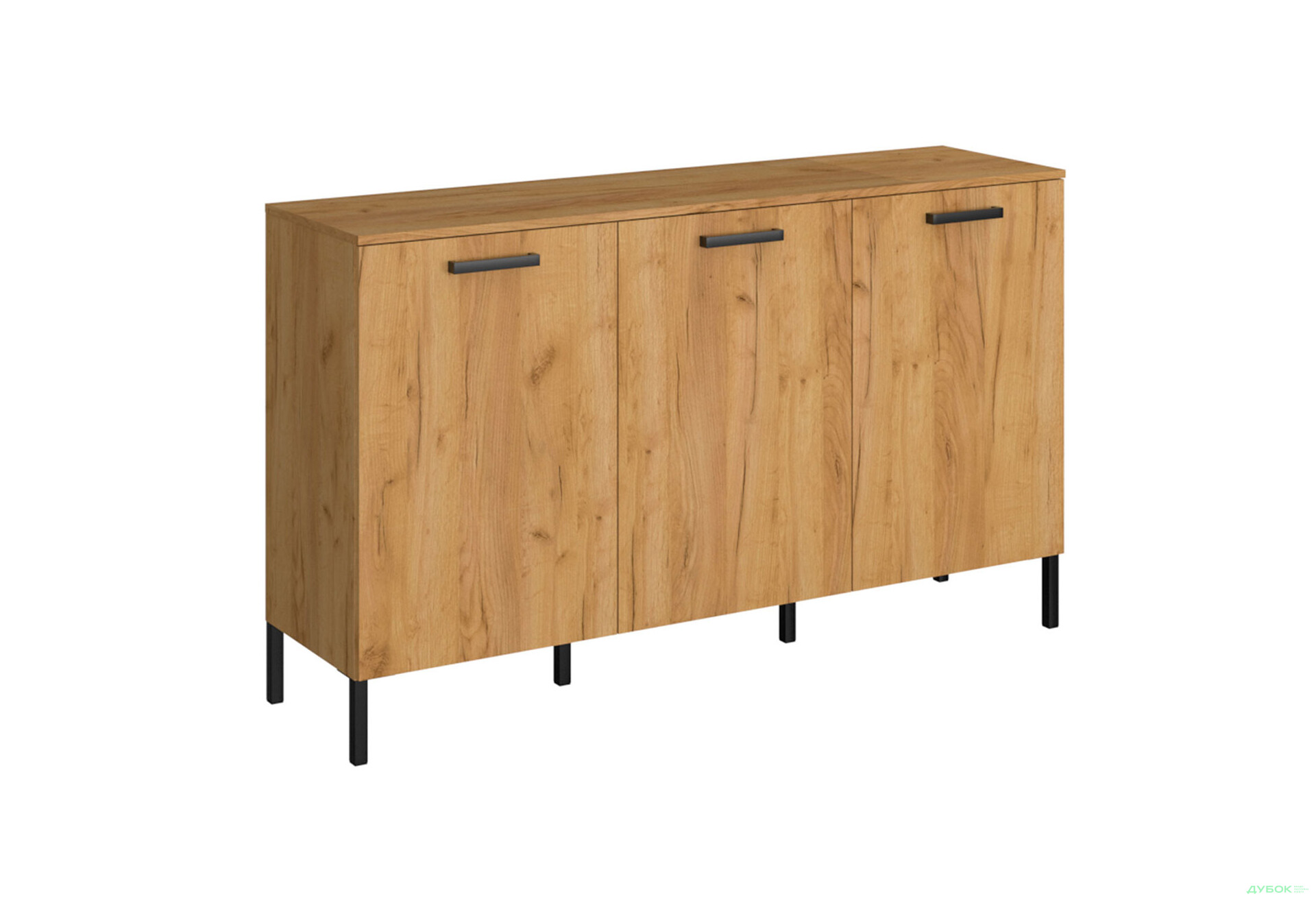 Изображение 3 - Комод VMV holding Сантес 3-дверный 155 см дуб крафт золотой