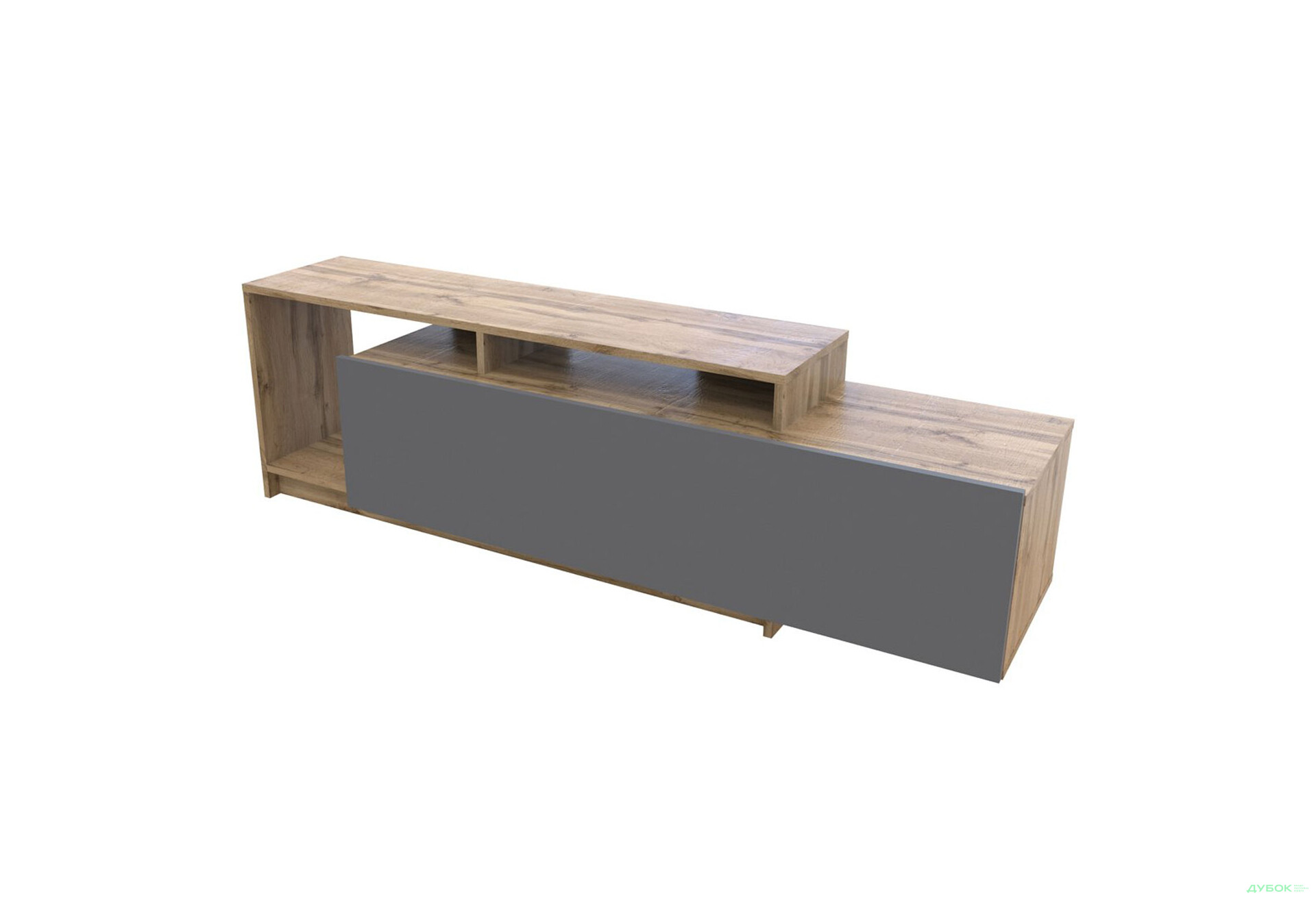 Изображение 6 - Тумба под ТВ Doros U2 с дверкой и полками 160 см, Тахо / Графит
