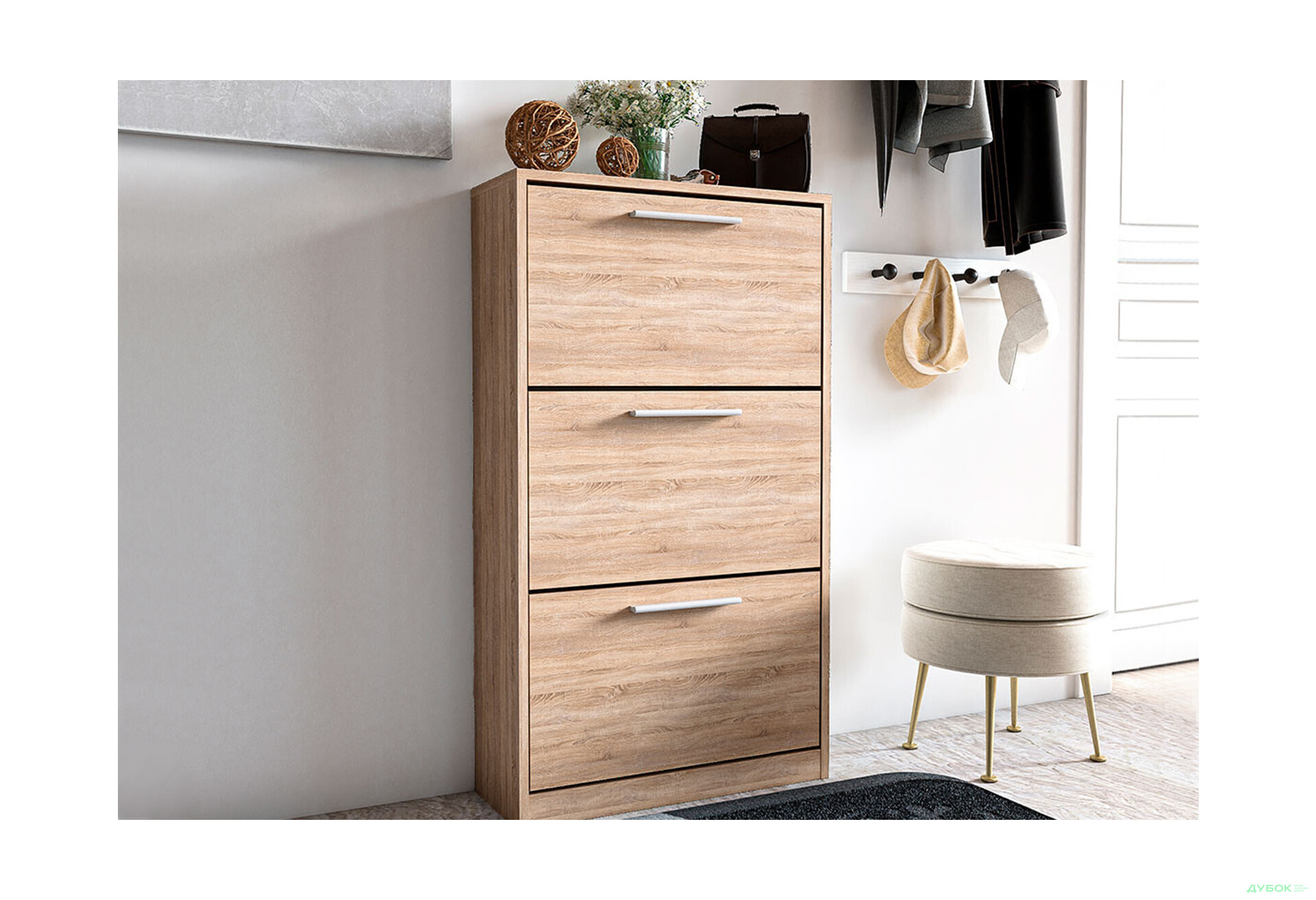 Изображение 2 - Тумба для обуви Moreli ST0021 59 см дуб сонома