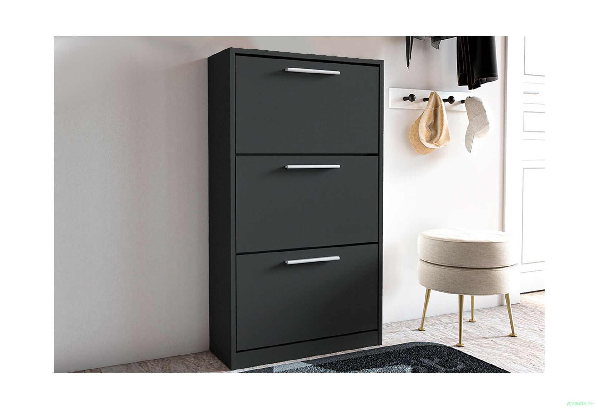 Изображение 2 - Тумба для обуви Moreli ST0021 59 см антрацит