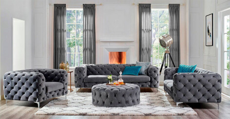 Как выбрать пуфики для разных комнат