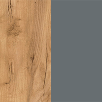 дуб крафт золотой / антрацит