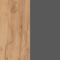 дуб крафт золотой / серый графит