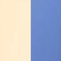 крем / синій