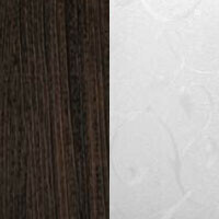 венге темный / лилия белая