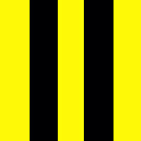 жёлтый / чёрные полосы