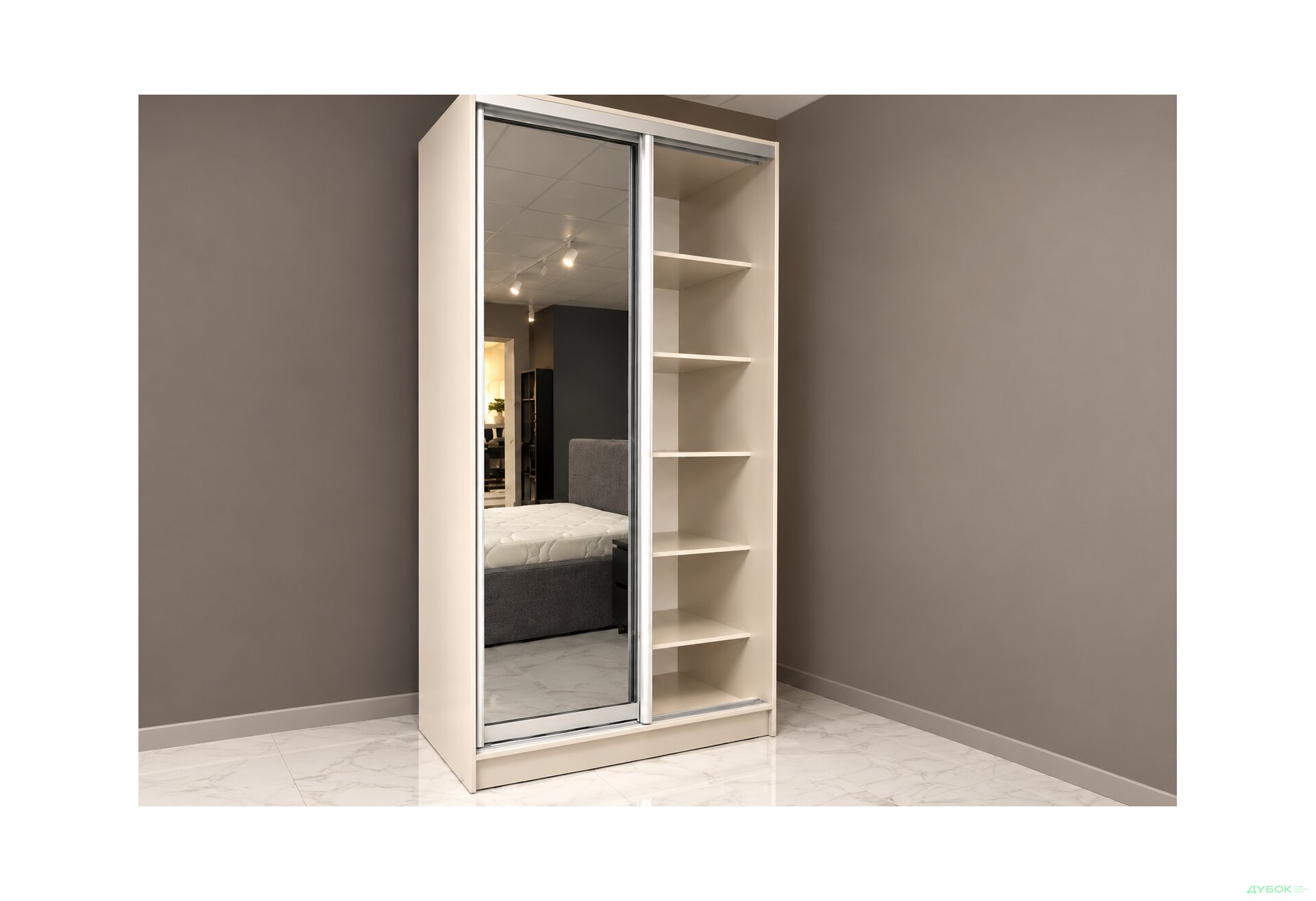 Изображение 2 - Шкаф-купе 100х240х60 Фасад 746х2400 (комбинация 10)