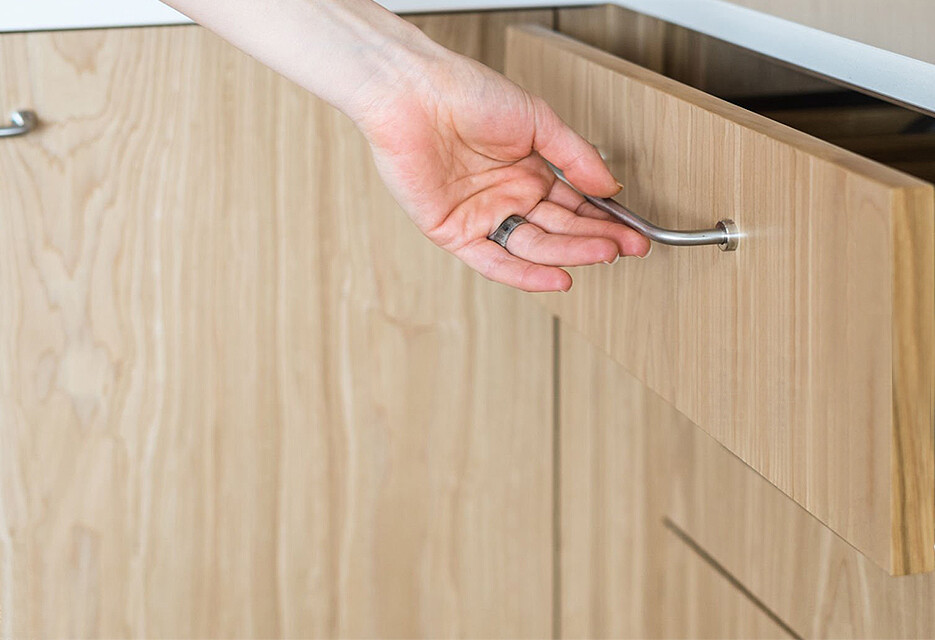 ДСП з вільховим шпоном